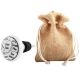 Kiss Me Flat Ceramic Wine Bottle Stopper
